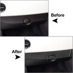 3 x Co-pilot Dashboard Panel Covers Carbon Fiber for Fiat 500 (2012-2015)