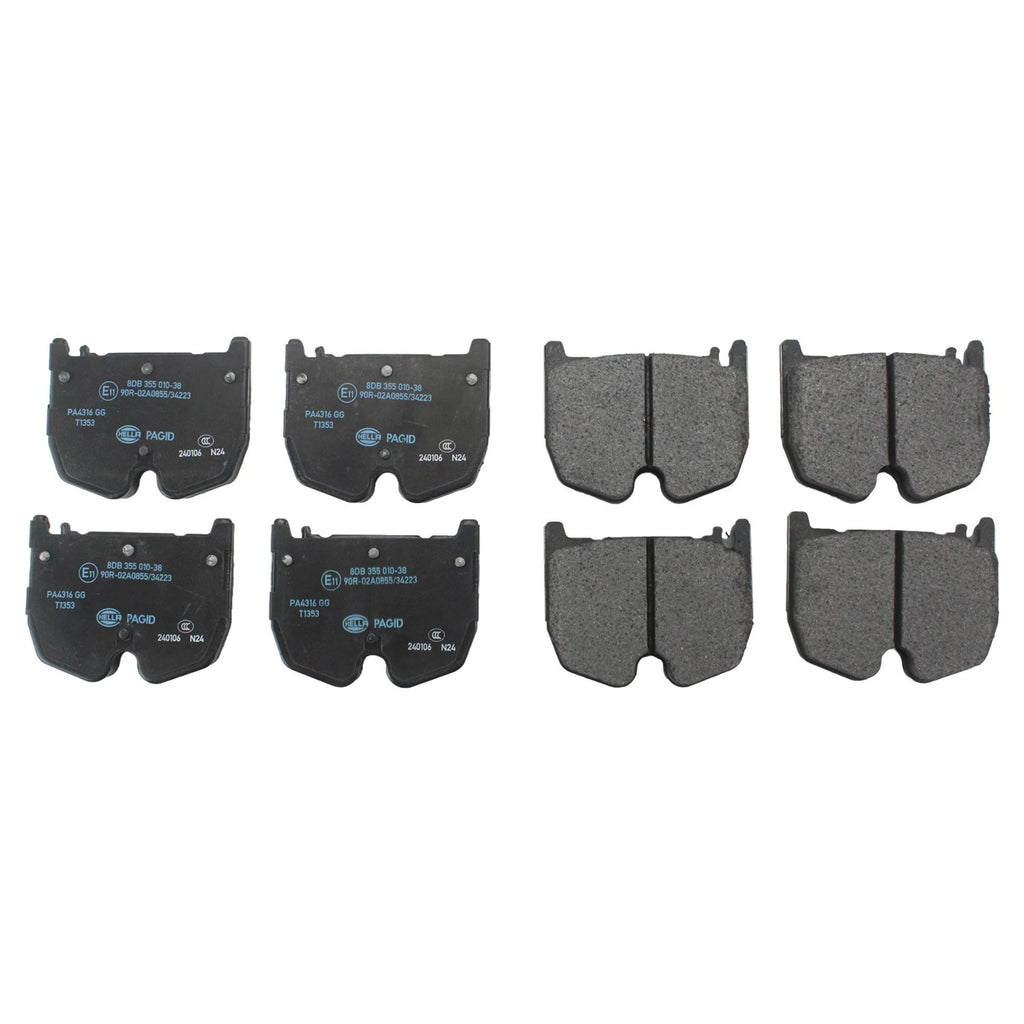 Hella Front Low-Metallic Disc Brake Pads for MB W211 W219 C215 W220 R230