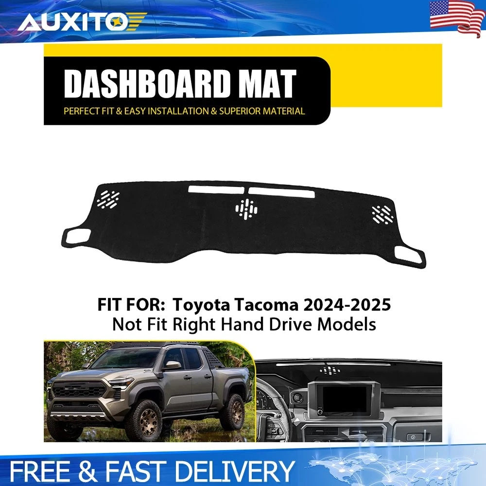 Dashboard Cover Pad Mat for Toyota Tacoma (2024–2025)