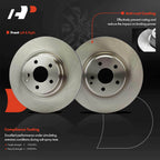 Front Disc Brake Rotor & Ceramic Pad for Mercedes-Benz S430 S500 (2000–2003)