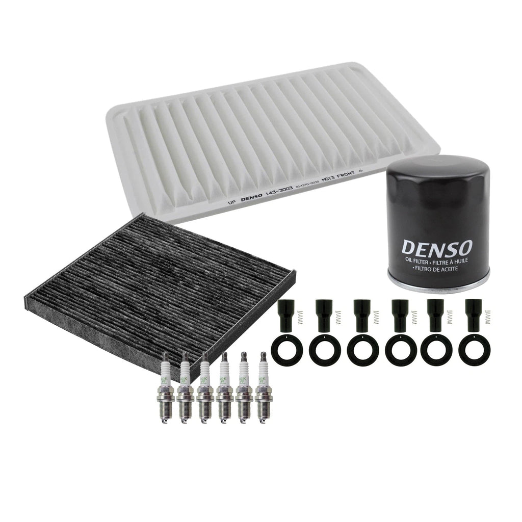 Denso Tune Up Kit with NGK 6 Spark Plugs & Boots for Camry ES300 (1997–2001)
