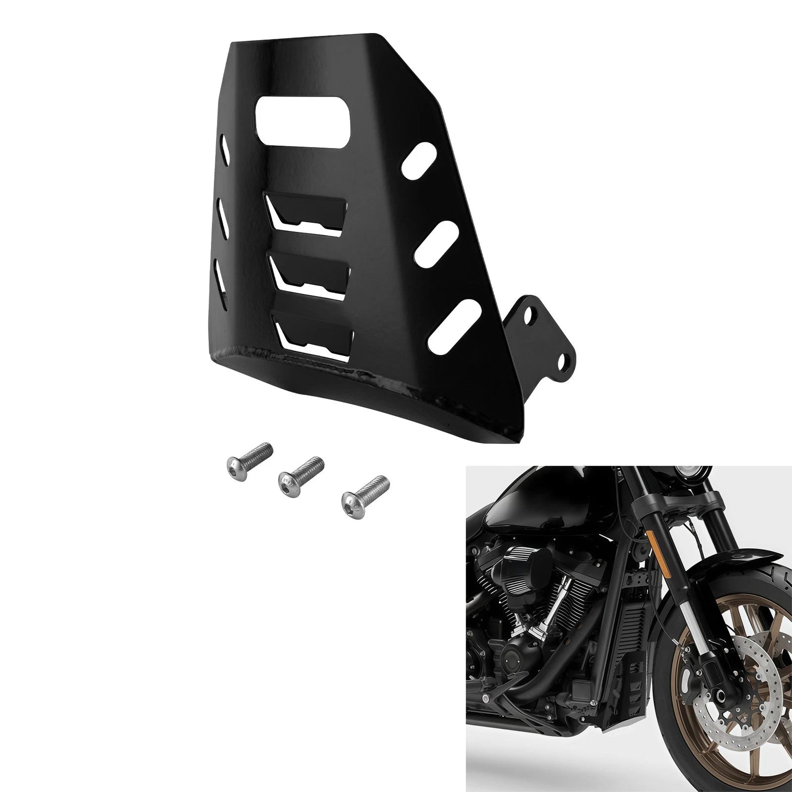 Front Chin Spoiler Fairing Plate for Softail Low Rider ST FXLRST (2022–2025)