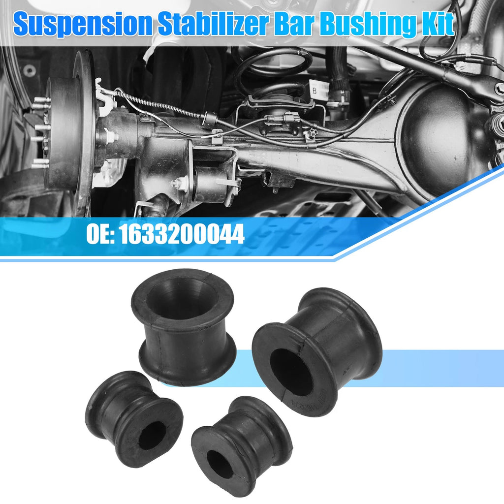 Set of 4 Suspension Stabilizer Bar Bushings No. 1633200044 for Mercedes-Benz 