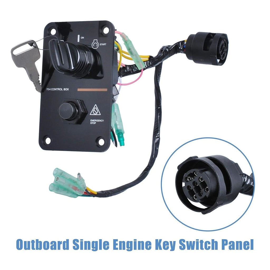 Single Key Switch Panel 704-82570-08-00 for Yamaha Outboard (Fit)