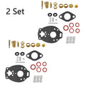 Set of 2 Carburetor Gasket Kit for Marvel Schebler TSX (Allis Farmall, Ford)