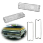 Tail Light Clear Cover with Gaskets for Chevy GMC Pickup Truck (1967–1972)
