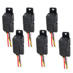 6X 12V 40A 5 Pin Relay with Socket and Wiring for Car Truck (Universal)