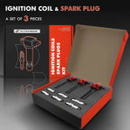 Ignition Coil and Iridium Spark Plug for Toyota Tacoma Tundra (2005–2015)
