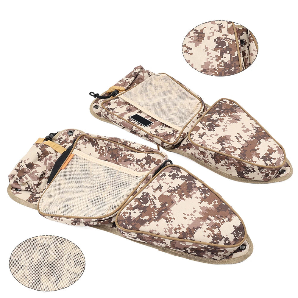 Front Side Door Storage Bags with Knee Pad for Polaris RZR XP 4 1000 Turbo S (2014–2021)