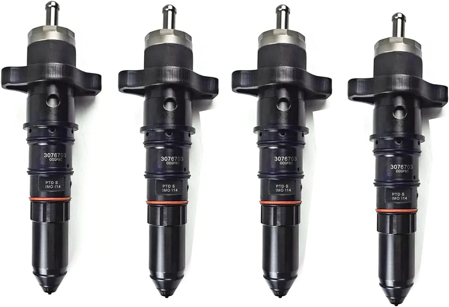 Set of 4 Fuel Injectors 3095773 for Cummins KTA38 KTA50 QSK19 QSK38 QSK50