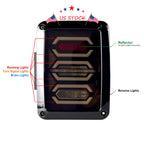 LED Tail Lights for Jeep Wrangler JKU JK (2007-2018) Smoked