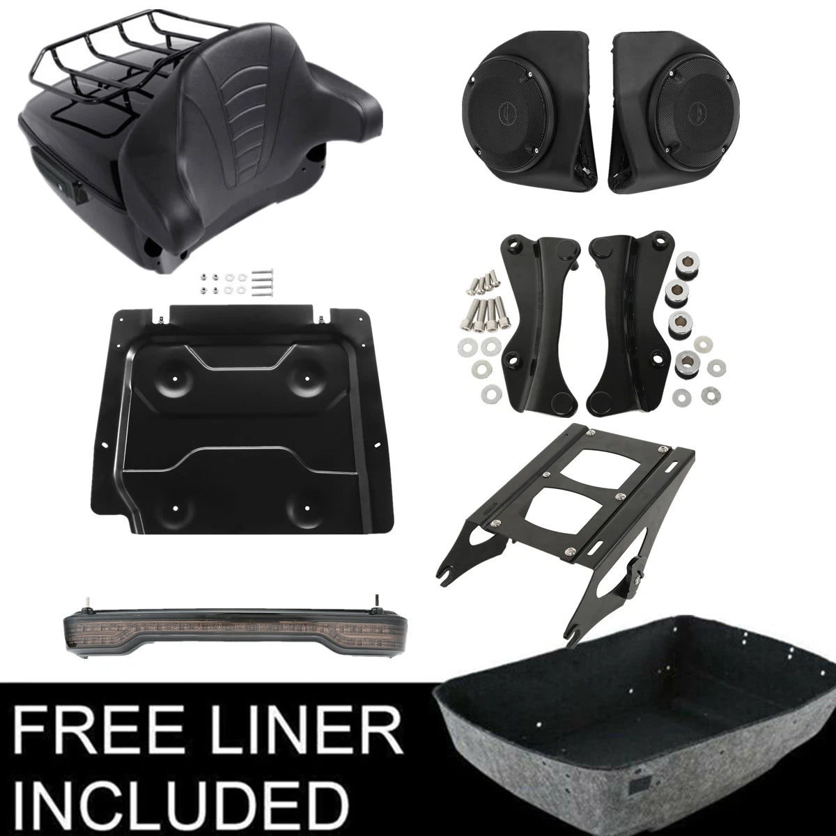 Trunk Speaker Rack Pad for Harley Electra Glide (2014–2025)