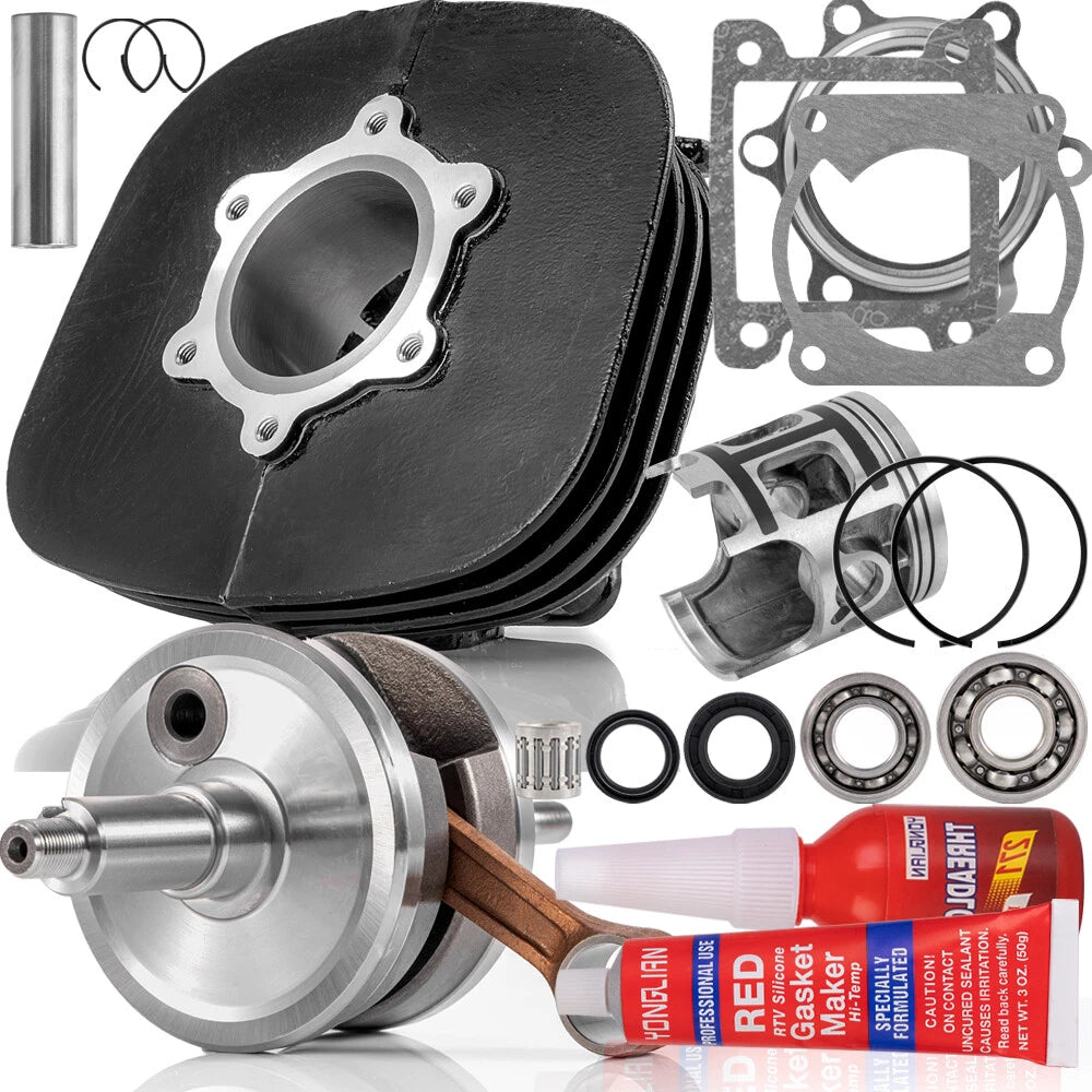 66mm Top End Piston Cylinder Crank Motor Gaskets Seal Kit for Yamaha Blaster (200)