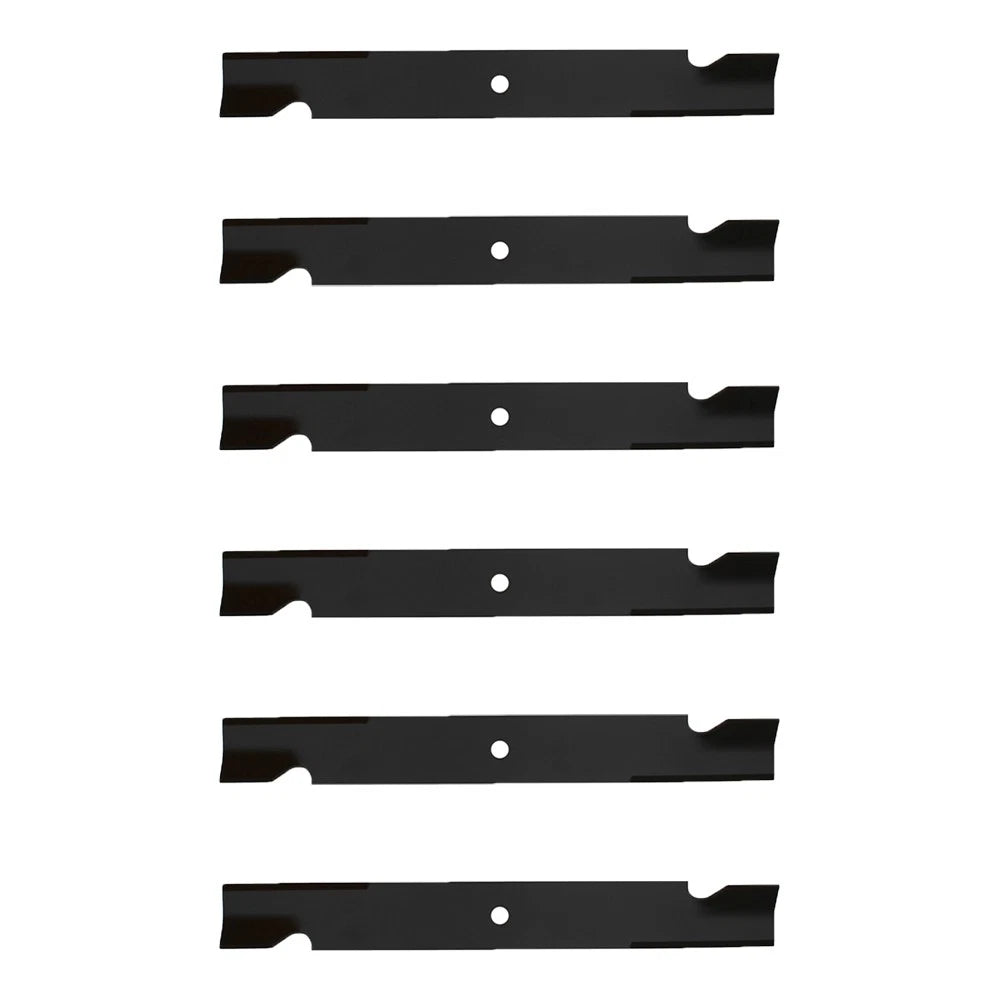 6X Notched High Lift Mower Blade for Gravely (Replaces 025124)