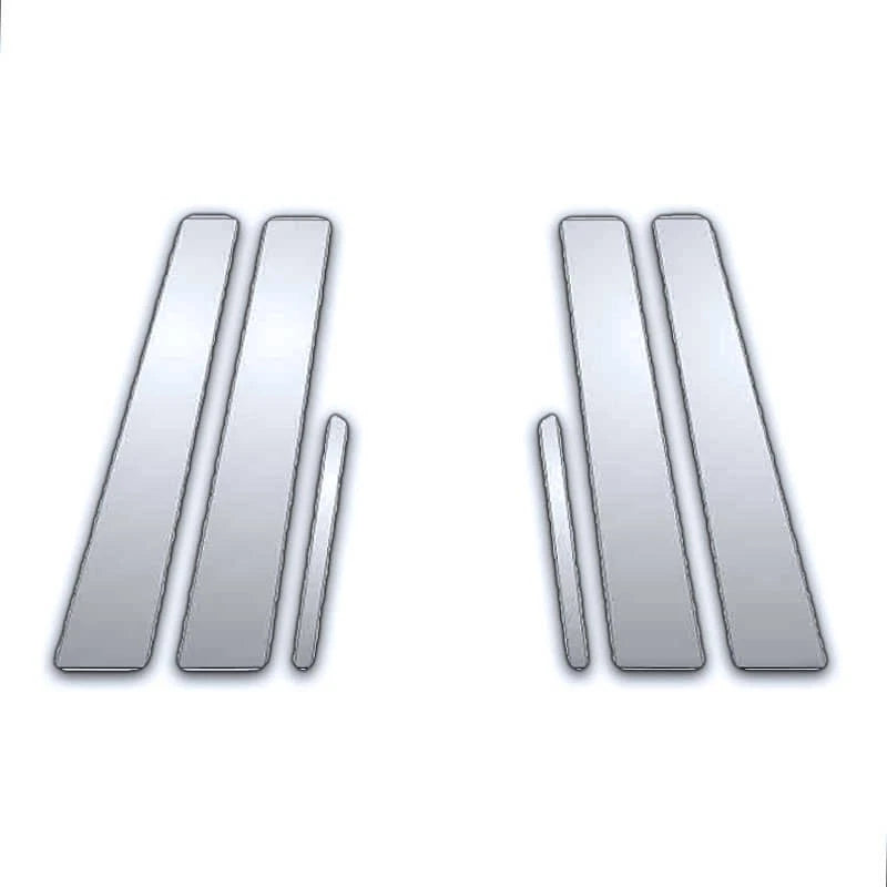 Chrome Pillar Post Covers Kit for Lexus GS 2001–2005 (6 Piece Set)