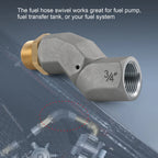 Fuel Transfer Pump Nozzle 3/4 NPT 360° Rotating for Fuel Swivel