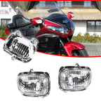 2X Clear Front Turn Signal Lights for Honda Goldwing 1800 (2001–2017)