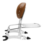 Backrest Pad Sissy Bar Luggage Rack Spools for Indian Chieftain (14-24)