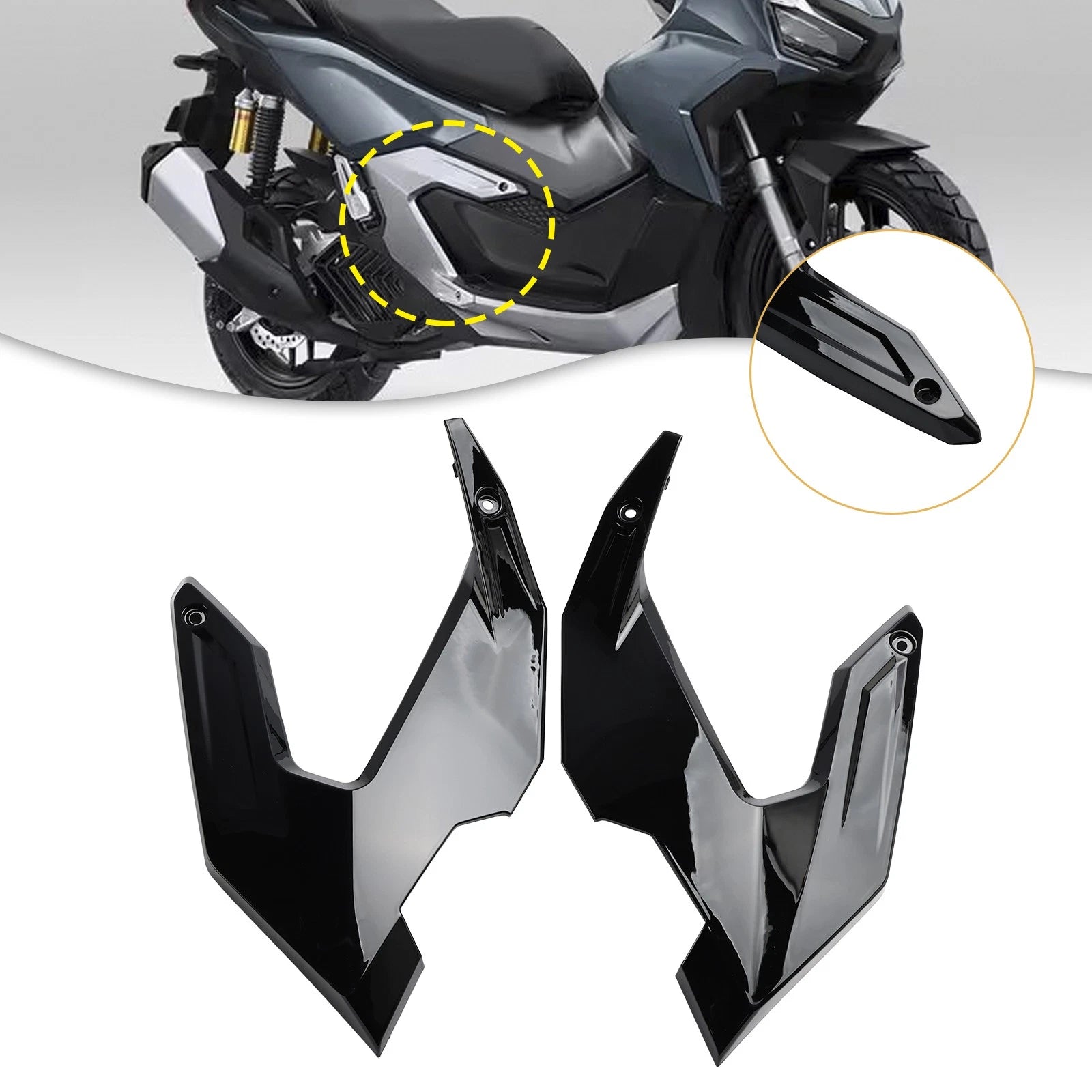 Frame Side Cover Guard for Honda ADV 160 (2023–2024) Black