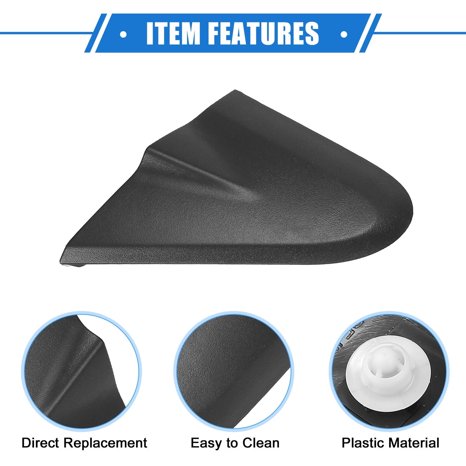 Left Side Mirror Corner Triangle Fender Cover for Chevrolet Sonic (2012–2020) No. 95461590