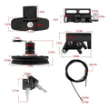 Twist Handle Kit Latches for Leer Truck Caps 100XQ, 100XL, 100XR, TSC700