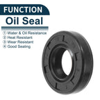 Set of 5 Oil Seal Rotary Shaft Seal NBR Rubber 12x25x6mm for Various Models