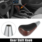 Gear Shift Knob for Toyota Lexus (Brown Wood Pattern)