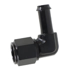 90 Degree 6AN Female Swivel to Barb Hose Fitting Adapter for Universal Use