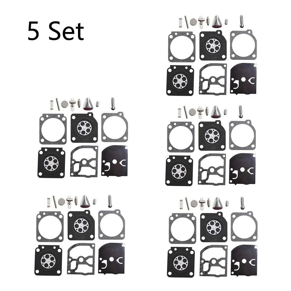 Set of 5 Carburetor Repair Parts for Stihl MS191 MS192T (Zama RB-69, 531004553)
