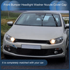 Front Right Washer Nozzle Cover Cap for Volkswagen Scirocco (2009–2014) Black