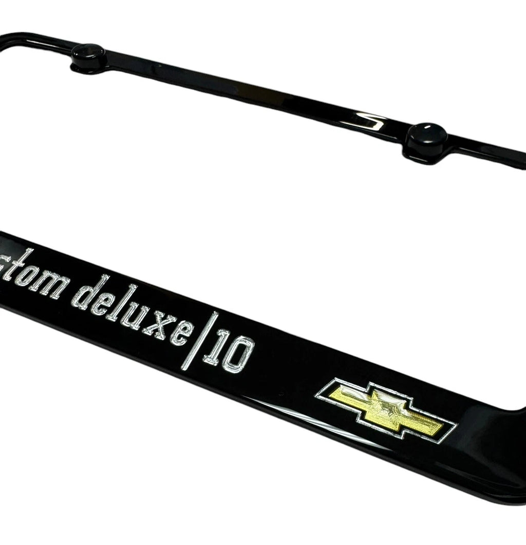 License Plate Frame Premium Front for Chevrolet Custom Deluxe (1972–1973)