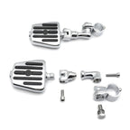 3" Gear Skull Foot Pegs for Harley Road King, Honda, Yamaha (Fits 1.25" 32mm)