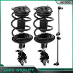 Front Struts w/ Coil Spring Assembly Sway Bar Kit for Nissan Quest (2011–2017)