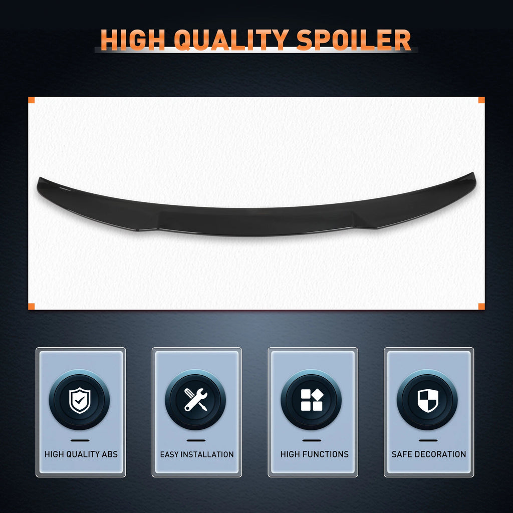 Glossy Black Wing Spoiler for Kia K5 Optima (2021–2023)