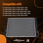 Auto Radiator for Mercedes S55/CLS55 AMG (2003–2006) CrossFlow