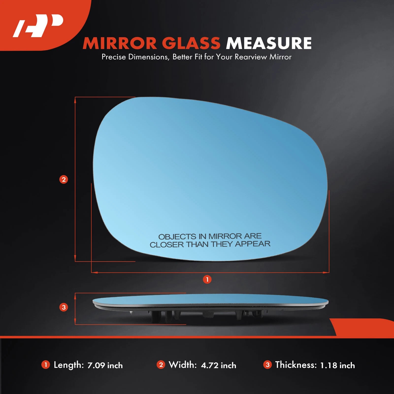 Power Mirror Glass with Heated for BMW 328i xDrive 335i 125i (2012–2015)