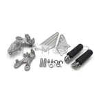 Foot Peg Footrest Set for Kawasaki Ninja ZZR1400 ZX14R (2006–2018) Silver