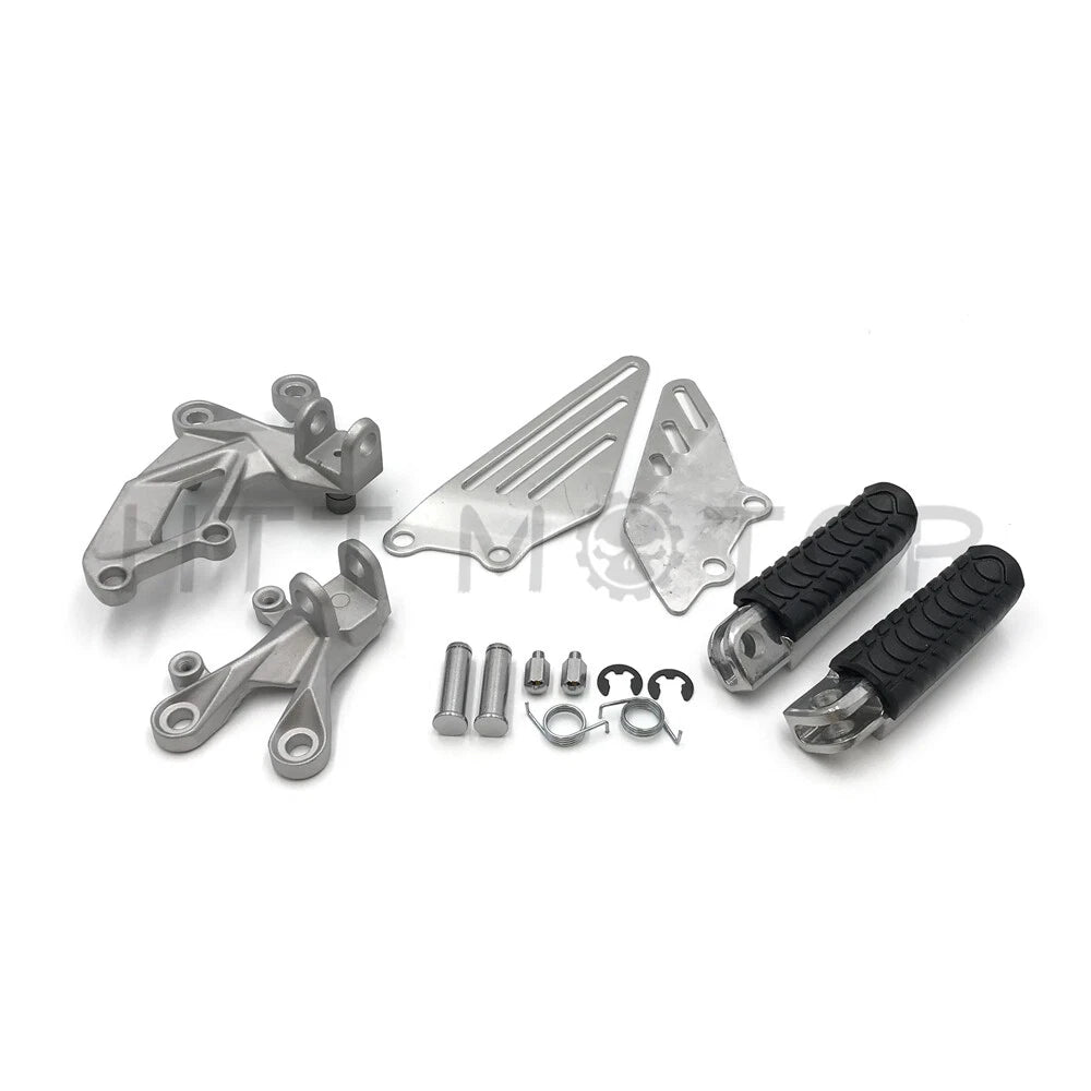 Foot Peg Footrest Set for Kawasaki Ninja ZZR1400 ZX14R (2006–2018) Silver