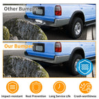 Steel Rear Step Bumper Face Bar for Toyota 4Runner (1996–1998) #TO1102219