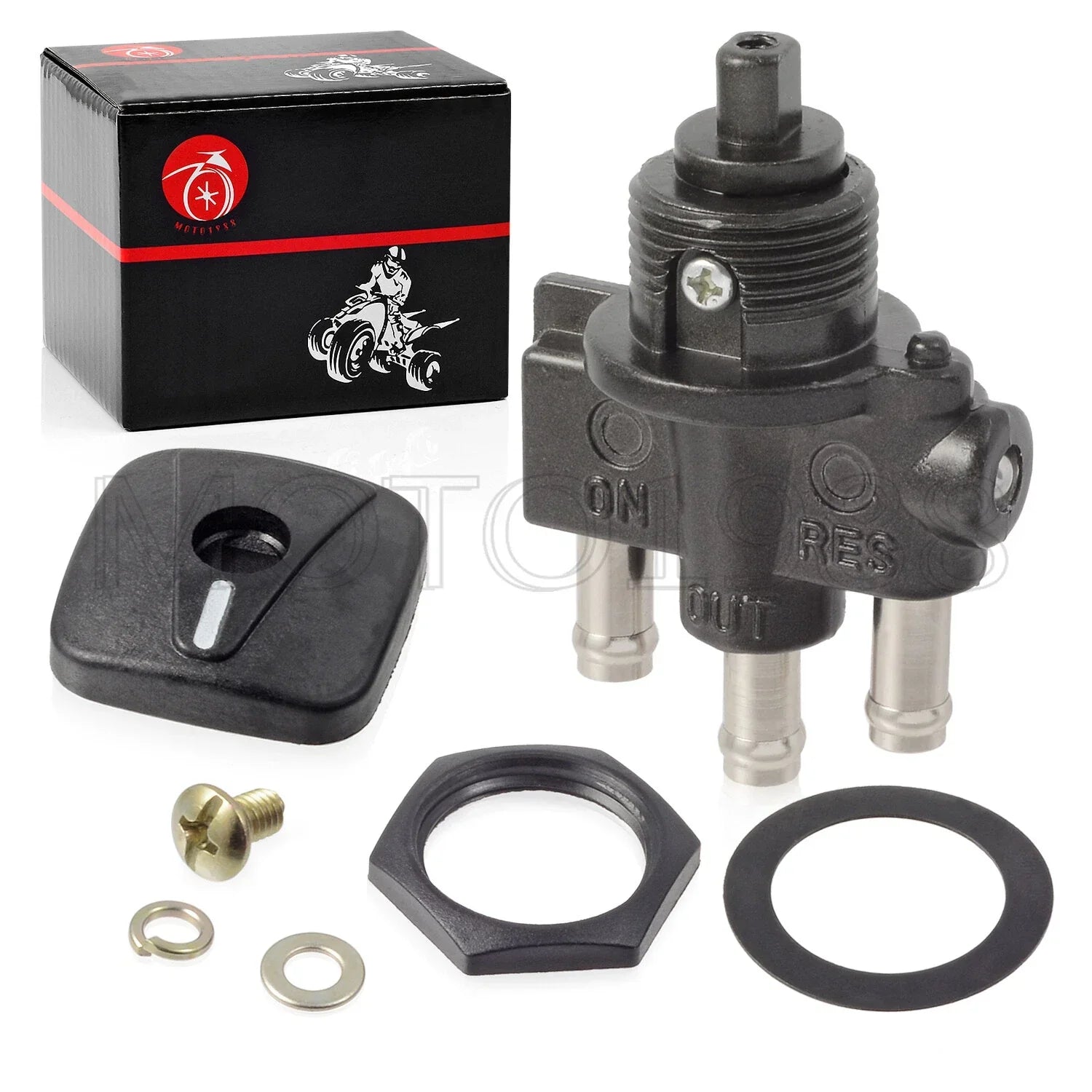 Fuel Cock Valve Petcock & Lever Nut for Yamaha GP1200 GP800R (2002–2005)