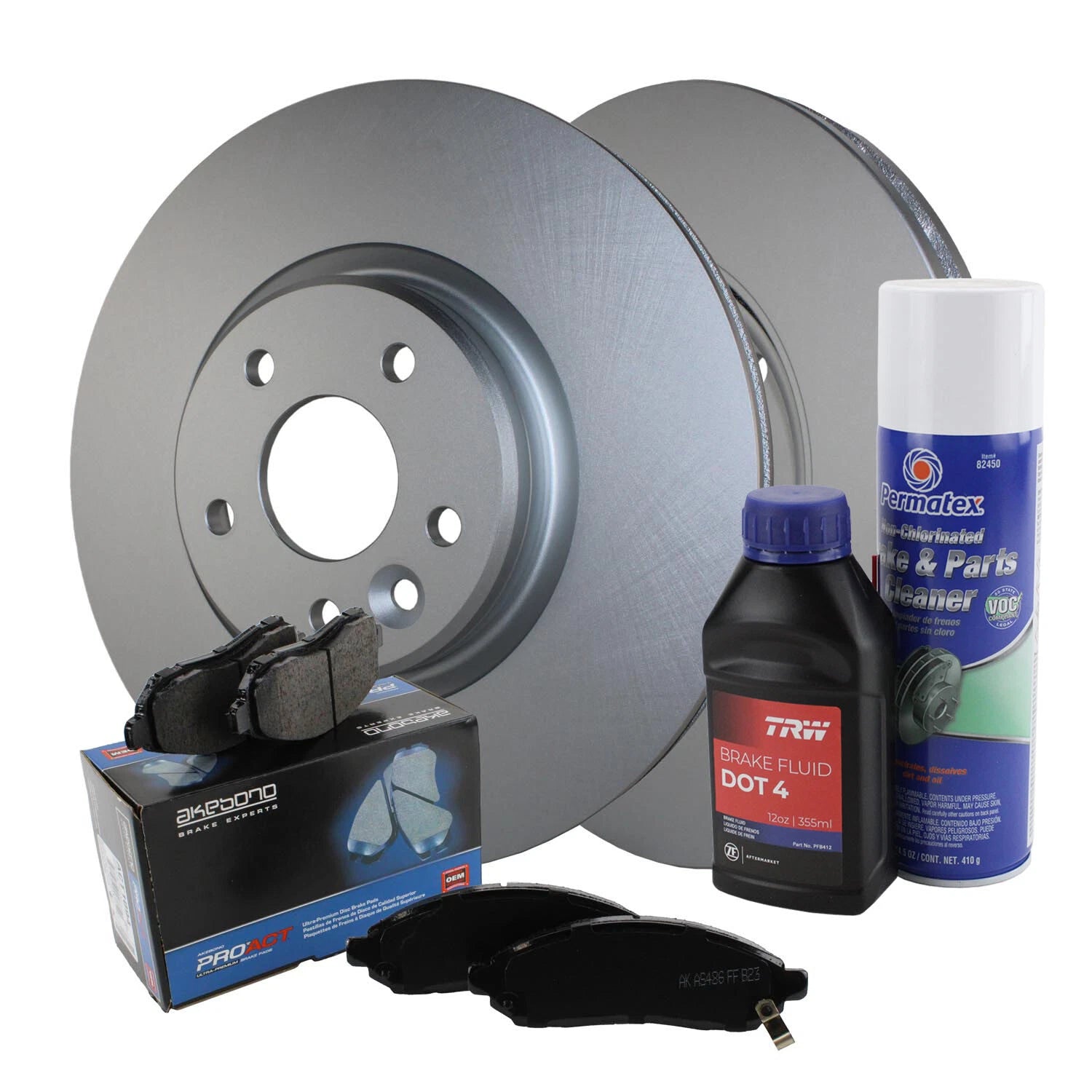 Front Brake Kit 320mm Rotors & Akebono Pads for Ford Escape Lincoln MKC (2013–2019)