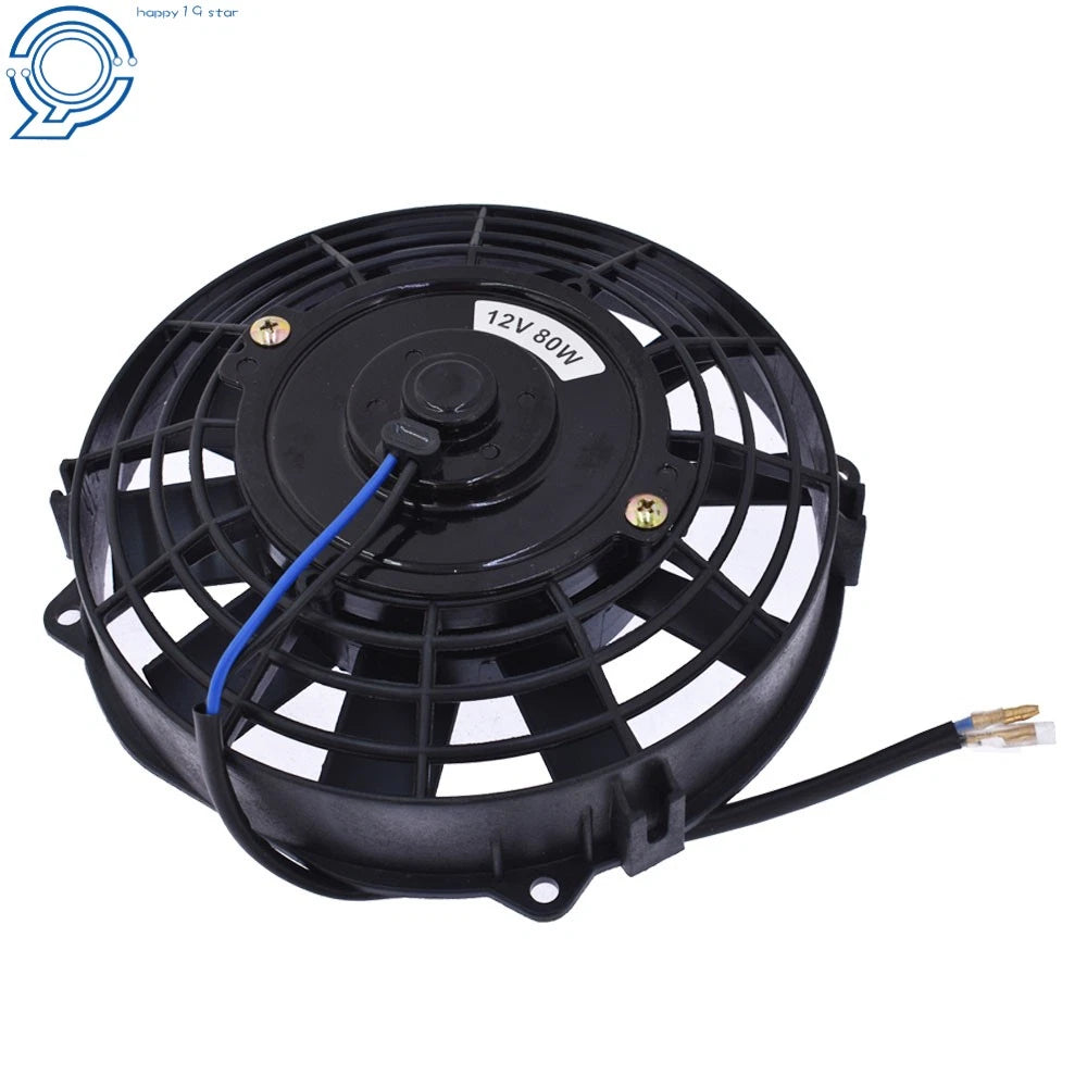 7" Electric Radiator Cooling Fan Mount Kit for Universal Fit (12V)