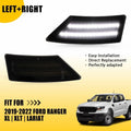 White LED Front Side Marker Parking Light Strip for Ford Ranger (2019–2023)