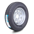 ROCKMAN ST175/80R13 Trailer Tire 8-Ply D 97M 5x4.5 PCD Silver Spoke Rim