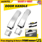Set of 2 Chrome Exterior Door Handles for Nissan Titan (2004–2015)
