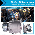 Air Conditioning Compressor for HDT Brock VL 3.0L RB30E (1988)