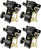 Set of 4 Retractable Ratchet Straps for Ladder Rack