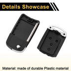 2 Button Key Fob Shell Case for Toyota RAV4 (2013–2015) Black