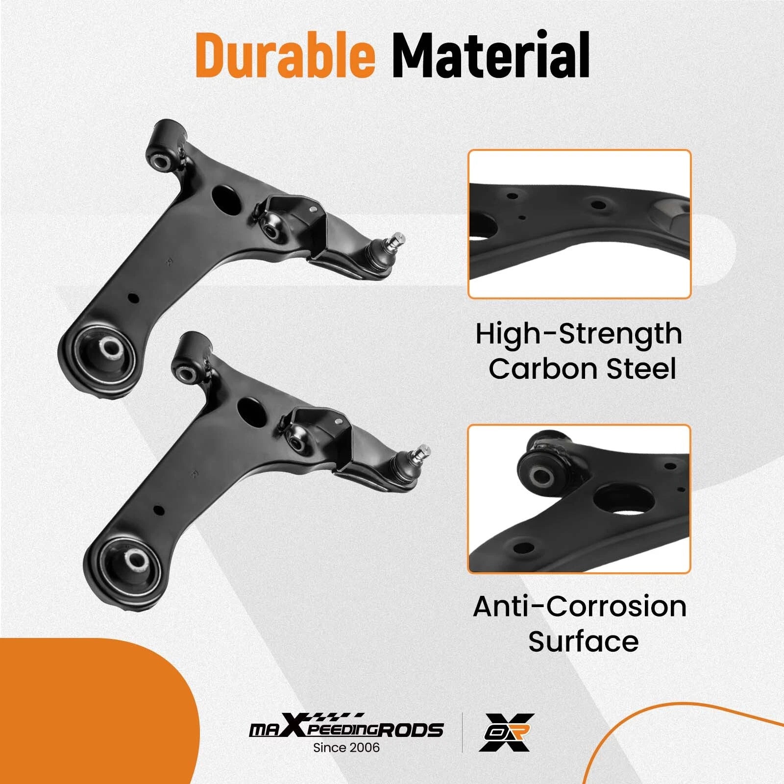 2X Front Lower Control Arm Ball Joint for Mitsubishi Outlander (2005-2006)