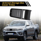Carbon Fiber Central Armrest Storage Box Cover for Toyota Tundra (2014–2021)